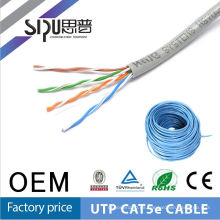 SIPUO alta calidad 24awg ethernet cables cat5e enrollados los cables de par trenzado